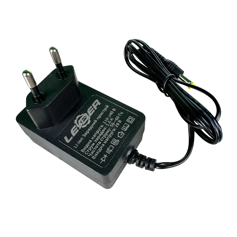 Зарядний пристрій LEADER 20В/1.0А Wire