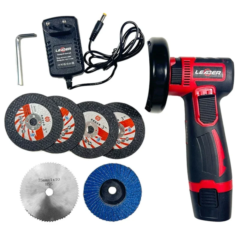 Акумуляторна КШМ LEADER Mini BL12-76D з АКБ 2000мАг та ЗП 12В/1.0А Wire
